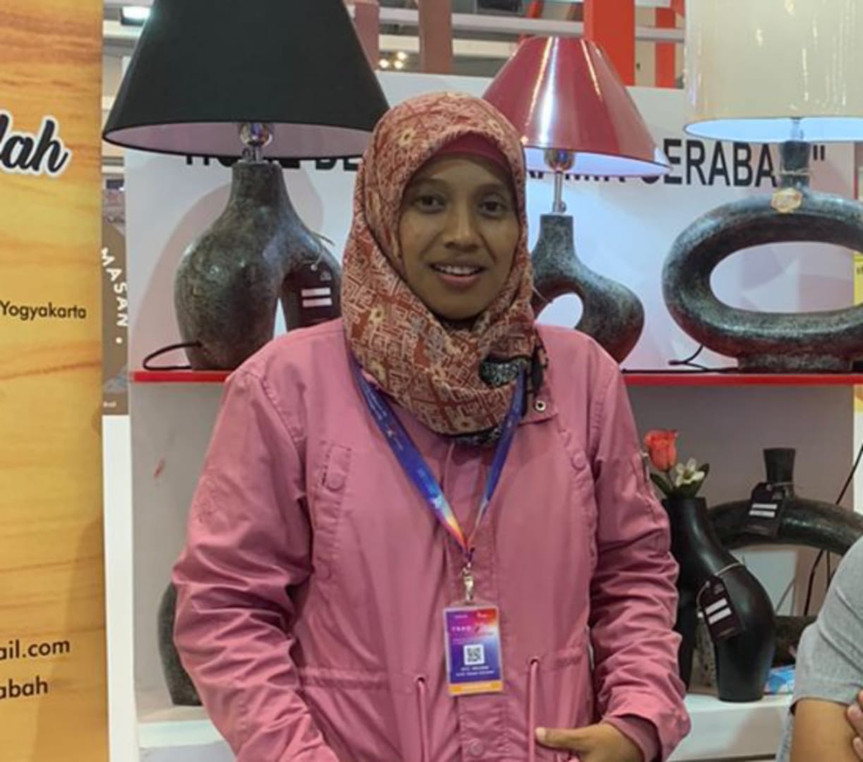 SITI NURJANAH the owner of MUSTIKA INDAH CERAMIK